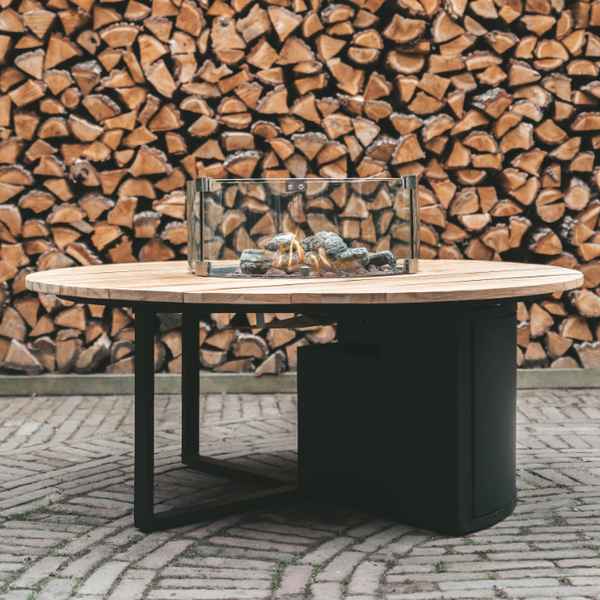 Gimeg Cosiloft Fire ø120cm W/ Wood Top - Black